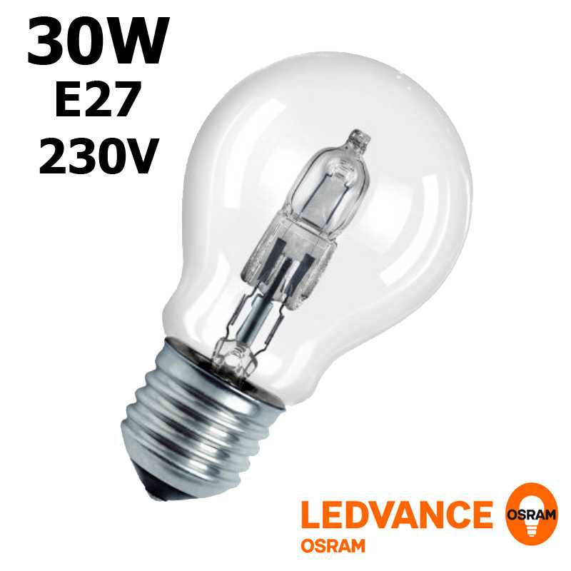 Ampoule eco-halogène 30W E27 230V RADIUM OSRAM