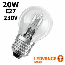 E27 Classic A ECO Halogène Claire 53w=70w 230/240v