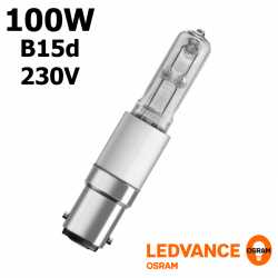 AMPOULE 100W B15d HALOGENE TUBULAIRE