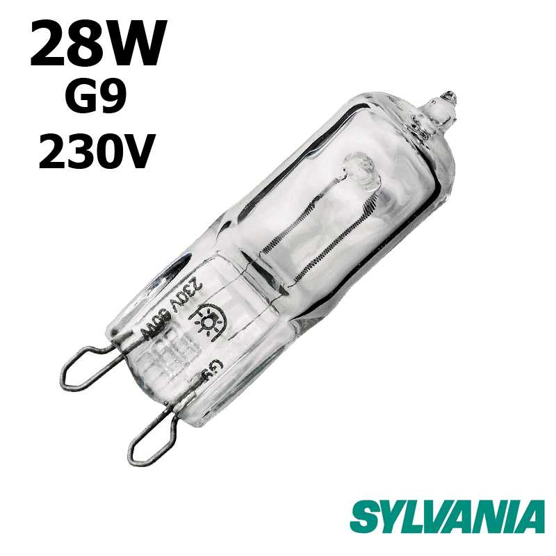 Sylvania Hi-Pin Eco Ampoule halogène G9, 42 W, 230 V 