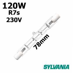 Tube 120W R7s 230V 78mm - lampe halogene