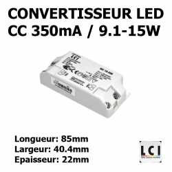 CONVERTISSEUR LED 15W 350mA