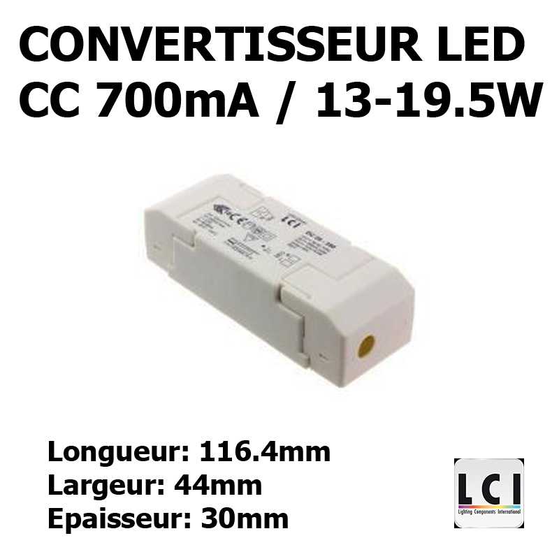 CONVERTISSEUR LED 20W 700mA CONVERTISSEUR LED 20W 700mA