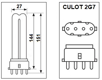 Lampe 2G79W