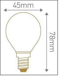 Lampe sphérique E14