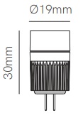 Dimensions ampoule LED BENEITO ADN