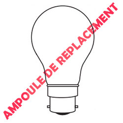 Ampoule 75W E27 230V - Lampe claire incandescente filament