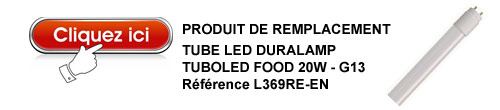 Tube led de remplacement DURALAMP L369RE-EN