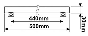 Aric 54002 - Dimensions tube culot latéraux