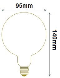 Dimension ampoule globe girard sudron 716802