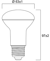 Spot LED SYLVANIA R63