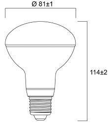 Spot LED SYLVANIA R80