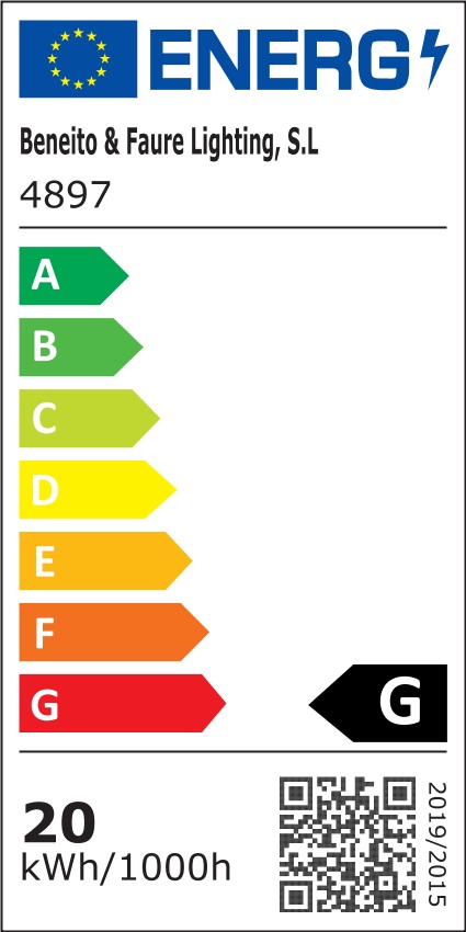 Classe énergétique borne BENEITO 4897