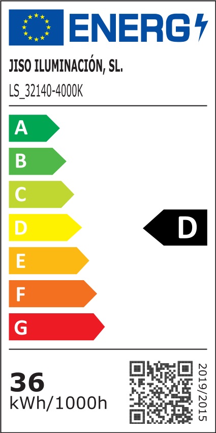 Classe énergétique Dalle LED 32140-2984-90