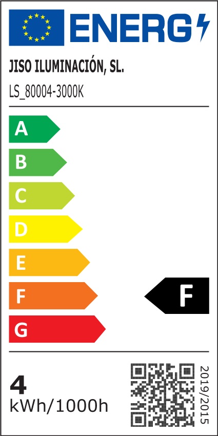 Classe énergétique ruban LED JISO 900042493
