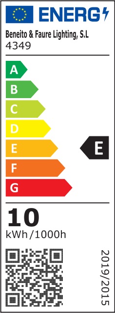 Classe énergétique projecteur BENITO 4349