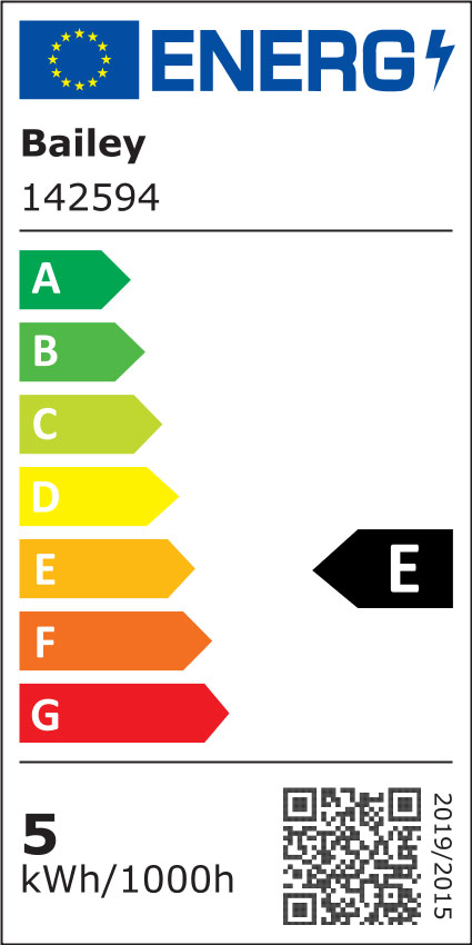 Classe énergétique ampoule BAILEY 142594