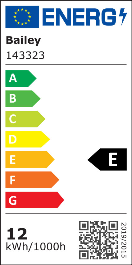 Classe énergétique ampoule BAILEY 143323