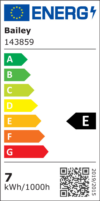 Classe énergétique ampoule BAILEY 143859