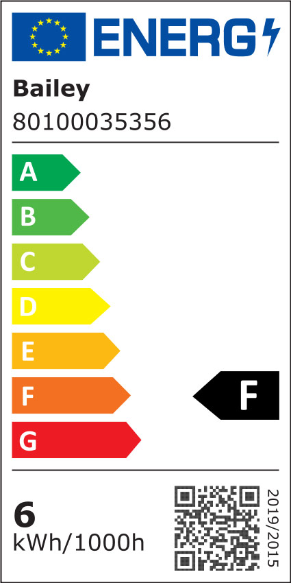 Classe énergétique ampoule BAILEY 80100035356