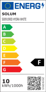 Classe énergétique luminaire SOLUM S0091090D