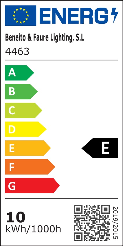 Classe énergétique suspension BENEITO 4463