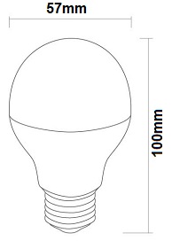 Ampoule LED connectée RGBCCT E27 230V