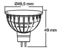 Ampoule LED connectée RGBCCT MR16 12V