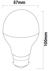 Ampoule LED connectée RGBCCT B22 230V