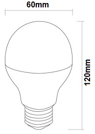 Ampoule LED connectée RGBCCT 9W E27 230V