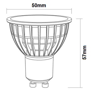 Ampoule LED connectée RGBCCT GU10 230V