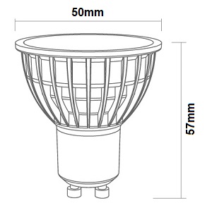 Ampoule LED connectée RGBCCT GU10 230V