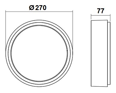 dimensions hublot rond SG Frame Round