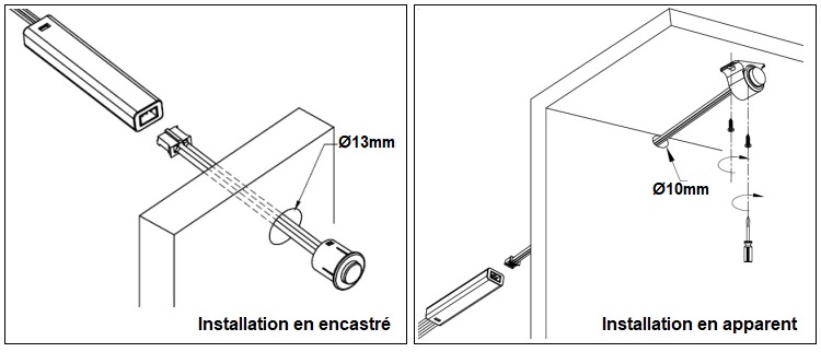 Installation du détecteur LQS04