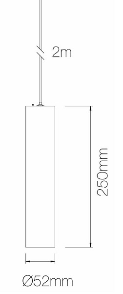 Dimensions suspension BENEITO ATMOS