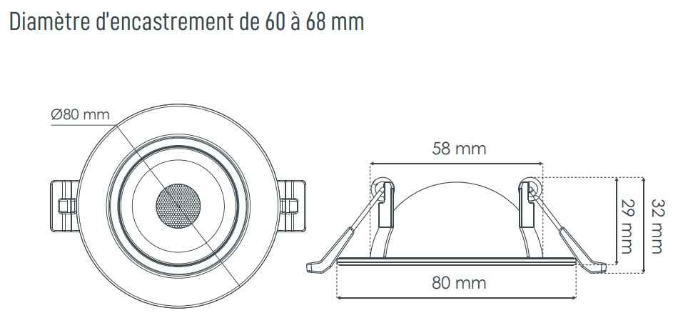 Dimensions spot Solum Lecco