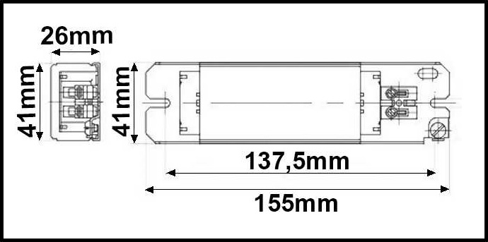 Dimensions ballast VOSSLOH 169645