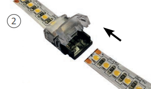 Connecteur pour associer 2 rubans LED LCI3806010