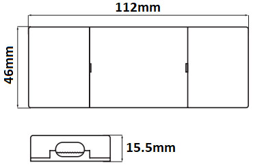 Dimensions transformateur 24V 12W LCI 1600600