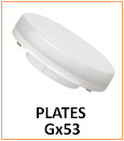 Ampoules plates LED, culot Gx53