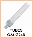Tubes LED, culot G23 G24d