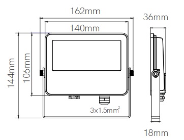 Projecteurs BENEITO SKY 20W