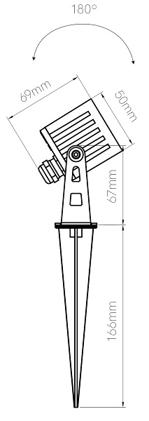 Projecteur BENEITO ZAS 7W