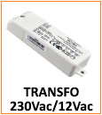 Transformateurs 230V sortie 24Vac