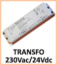 Transformateurs 230V sortie 24Vdc