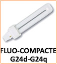 Ampoules fluo-compactes G24d G24q